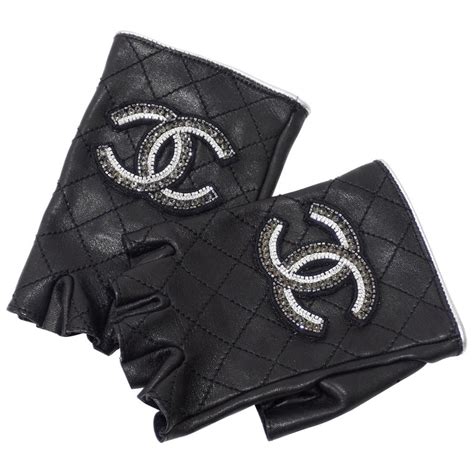 chanel inspired fingerless gloves|chanel gloves official website.